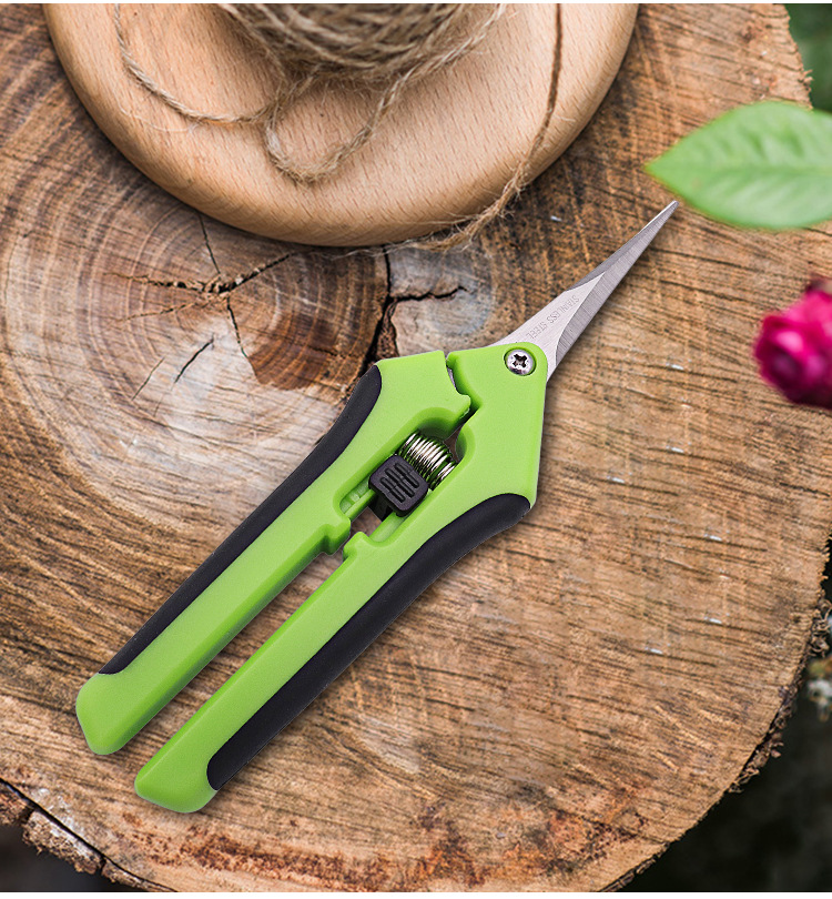 Garden Tools Secateurs Bonsai Shears Metal Gardening Scissor Pruning Tool Hand Cutter Fruit Picking Weed Household Potted 1PC