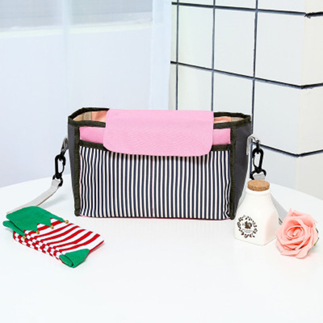 2 Colors Diaper Bag Baby Milk Bottle Insulation Bags Mummy Storage Bag for Baby Stuff Collection Stroller Accessories Baby Care