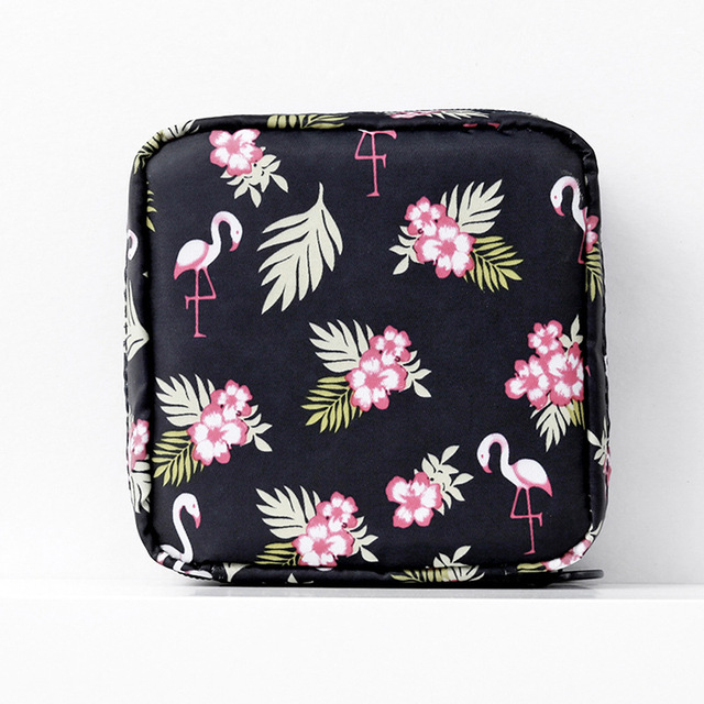 Napkin Sanitary Pad Pouch Women Girl Cute Towel Storage Bag Coin Purse Lipstick Headphone Case Sanitary Credit Card Holder Bags