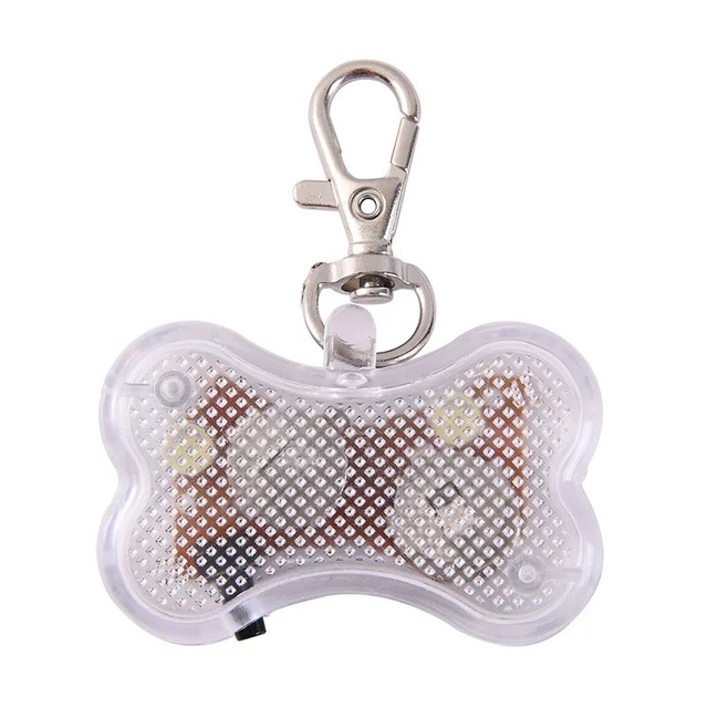 LED Dog Cat Collar Glowing Pendant Night Safety Pet Leads Necklace Luminous Bright Decor Collars for Dogs Night Light Flashlight