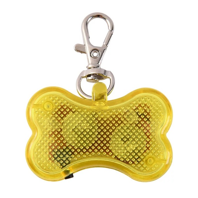 LED Dog Cat Collar Glowing Pendant Night Safety Pet Leads Necklace Luminous Bright Decor Collars for Dogs Night Light Flashlight