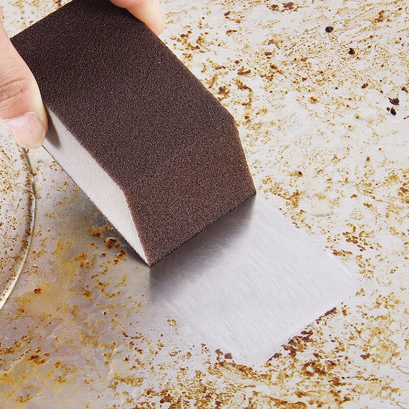 Strong Decontamination Bath Brush Sponge Tiles Clean for descaling Brush Hot Sale Magic Strong Decontamination Thickening Bath Brush Kitchen Clean Tools