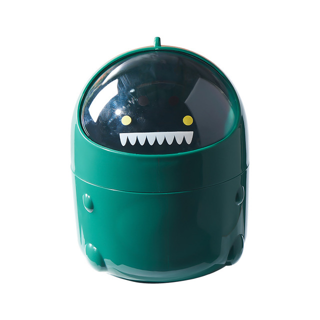 Household Daily Necessities Desktop Decoration Trash Can Cute Small Mini Table Dining Table Desk Creative Decoration Cartoon