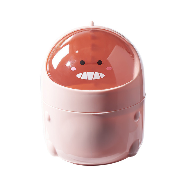Household Daily Necessities Desktop Decoration Trash Can Cute Small Mini Table Dining Table Desk Creative Decoration Cartoon