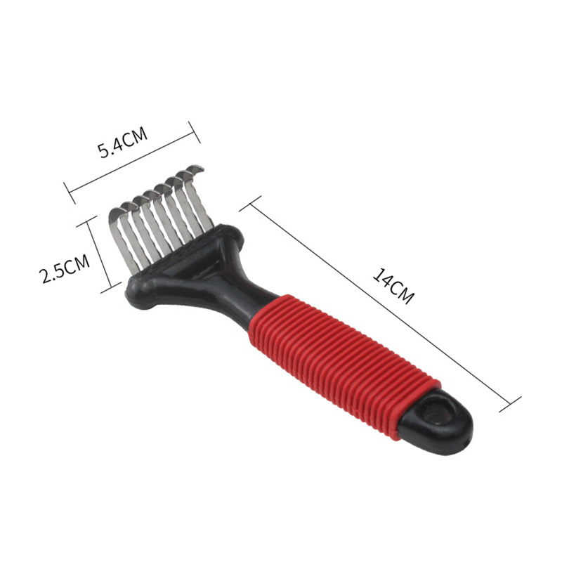Pet Open Knot Comb Small Dog Cat Brush Grooming Tool Hair Kitten Fur Shedding Trimmer Remove Hair Brushes Cutter Puppy Products