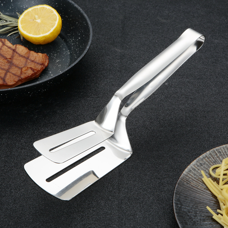 201 Stainless Steel BBQ Barbecue Clip Kitchen Fish Tong Steak Bread Tongs Forceps Pizza Pastry Clamp Fired Cooking Baking Tool Utensil