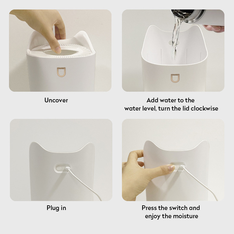 3L Double Nozzle Humidifier USB Large Capacity Aromatherapy Machine Essential Oil Diffuser Household Car Office Air Humidifier