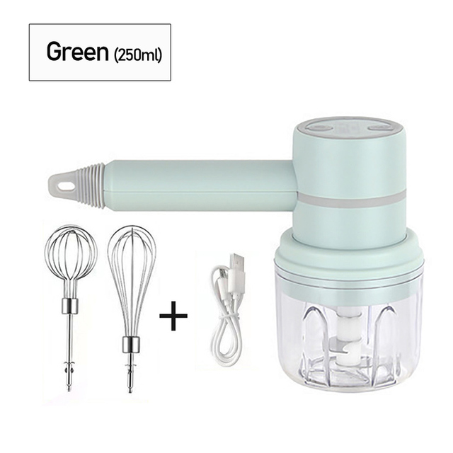 Wireless Electric Egg Beater Household Mini Automatic Cream Dispenser Hand Held Charging Mixer for Cake Baking Milk Frother