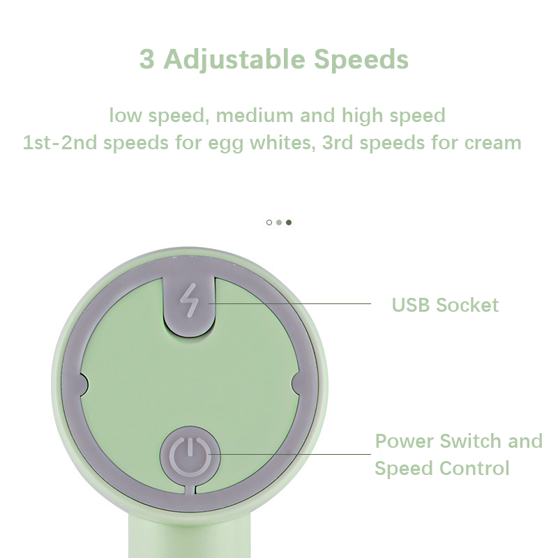 Wireless Electric Egg Beater Household Mini Automatic Cream Dispenser Hand Held Charging Mixer for Cake Baking Milk Frother