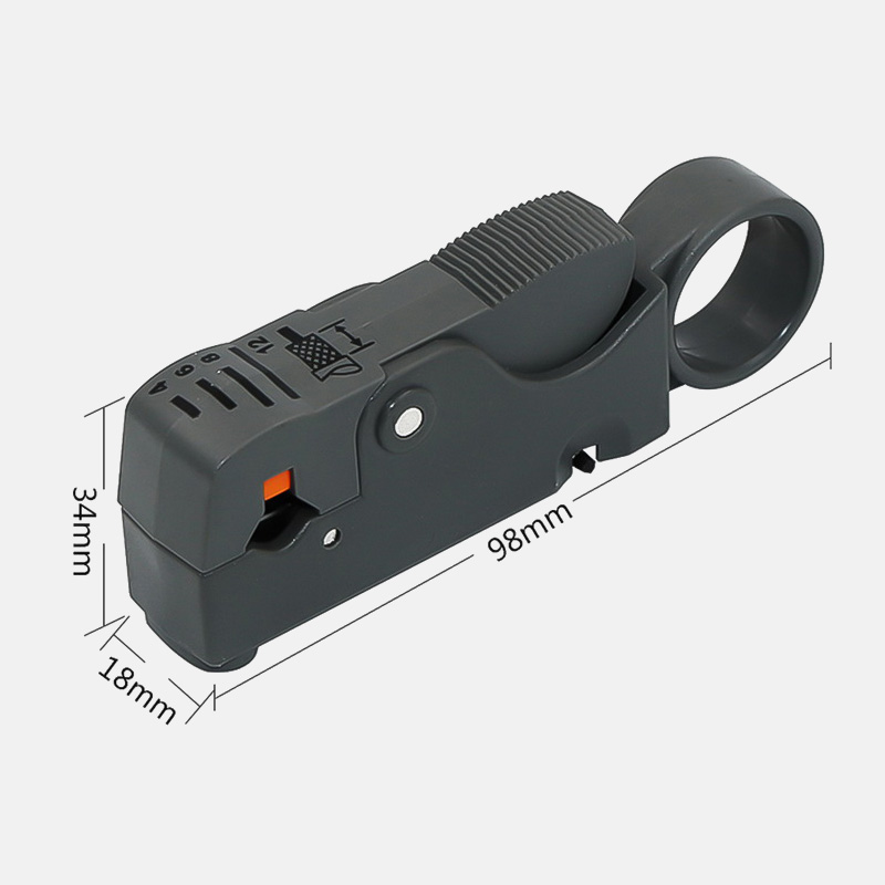 Multifunction Coaxial Automatic Stripping Pliers Wire Cable Tool Wire Stripper Urijk Stripping Crimping Tool with Hexagon Wrench