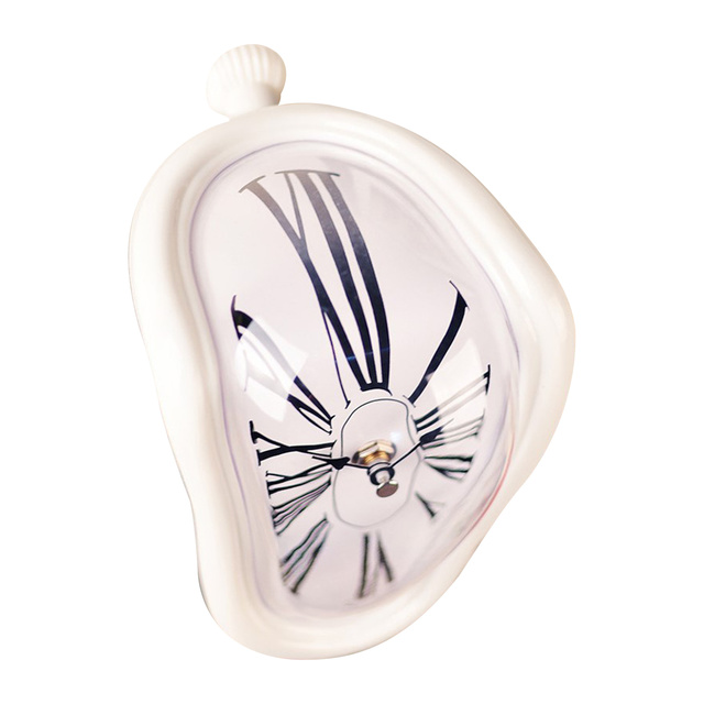 Novel Surreal Melting Distorted Wall Clocks Surrealist Salvador Dali Style Wall Watch Decoration Gift Home Garden 2022 New