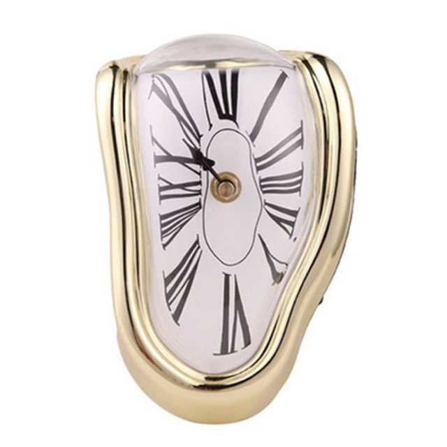 Novel Surreal Melting Distorted Wall Clocks Surrealist Salvador Dali Style Wall Watch Decoration Gift Home Garden 2022 New