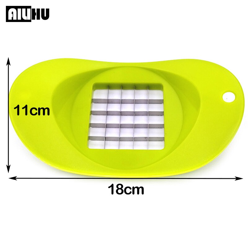 Kitchen Accessories Stainless Steel Potato Cutter Vegetable Fruit Slicer Chopper Chipper Household Kitchen Tools Baking Potato Home Gadget