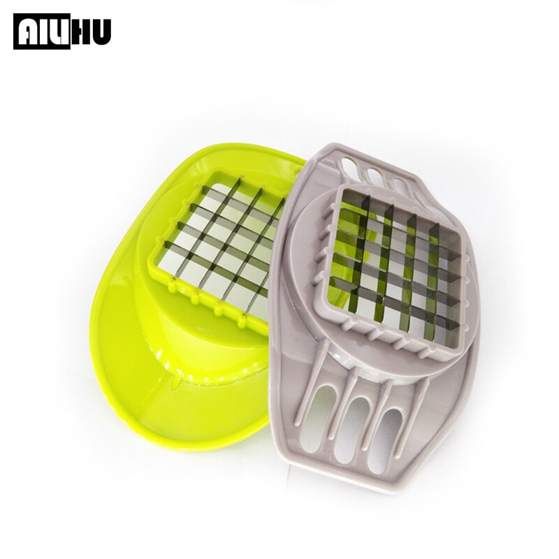Kitchen Accessories Stainless Steel Potato Cutter Vegetable Fruit Slicer Chopper Chipper Household Kitchen Tools Baking Potato Home Gadget