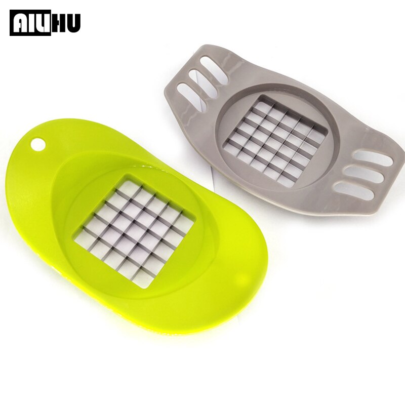Kitchen Accessories Stainless Steel Potato Cutter Vegetable Fruit Slicer Chopper Chipper Household Kitchen Tools Baking Potato Home Gadget