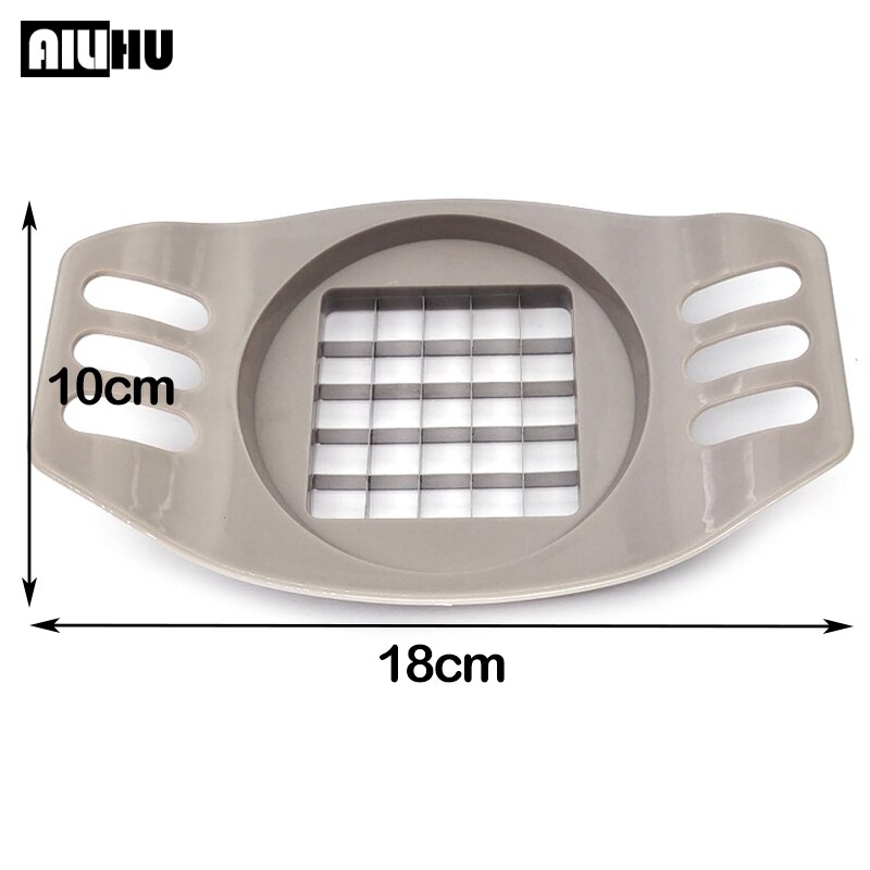 Kitchen Accessories Stainless Steel Potato Cutter Vegetable Fruit Slicer Chopper Chipper Household Kitchen Tools Baking Potato Home Gadget
