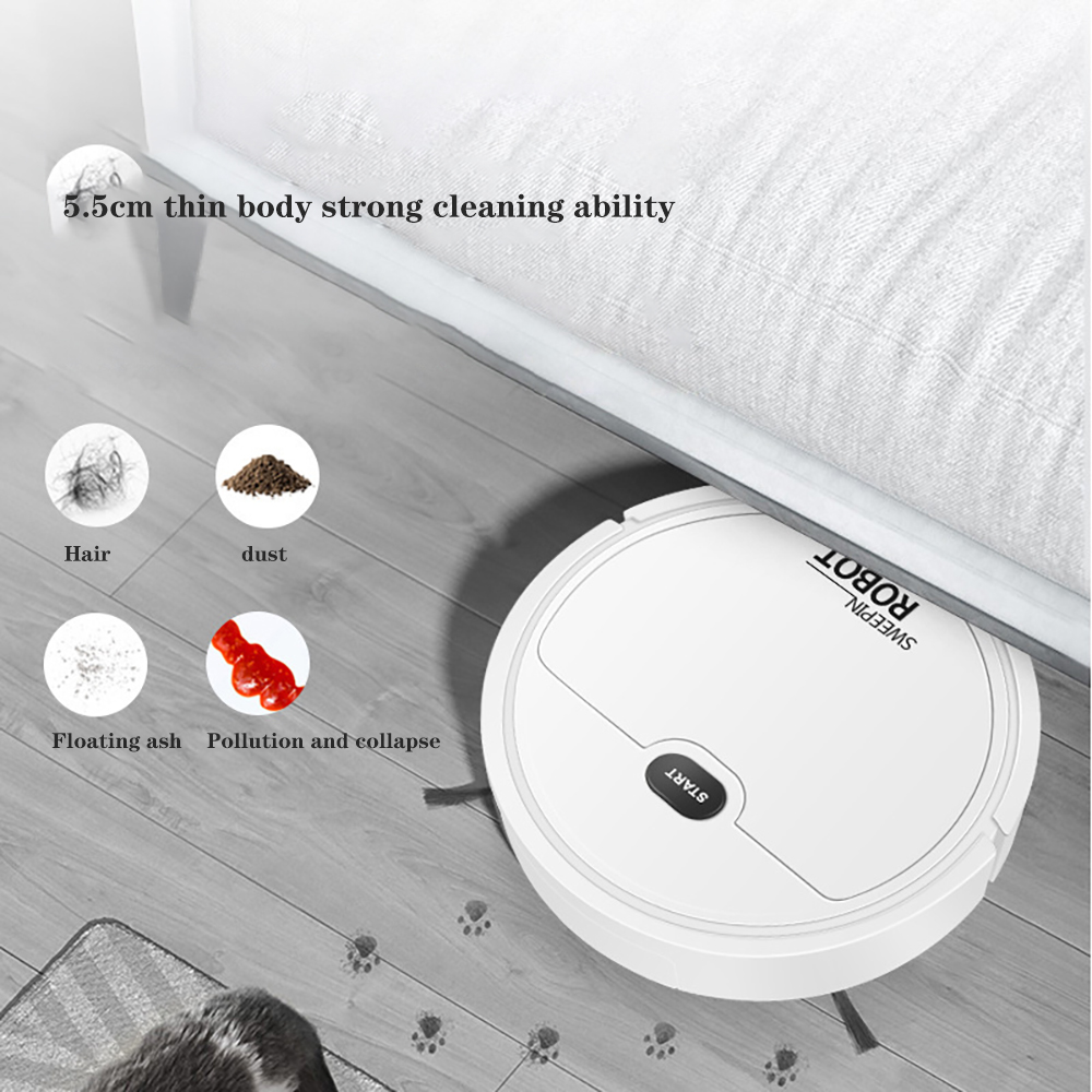 2022 USB Robot Vacuum Cleaner Wireless Floor Machine Home appliances Cleaning Mopping Sweeping Vacuum Cleaner