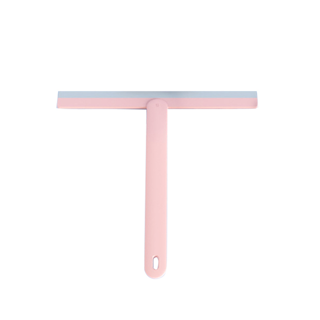 Shower Squeegee Glass Clean Scraper Washing Wiper Hanger Floor Window Cleaning Household Water Wall Hanging Mirror with Handle