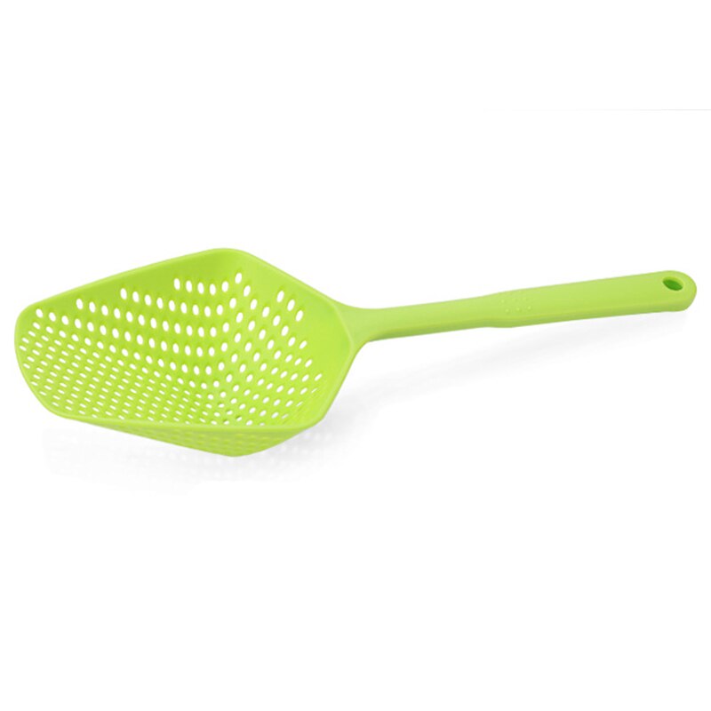 Kitchen Gadgets PP Material Plastic Filter Spoon Shovel Fried Chicken Ice Pasta Large Colander Vegetable Cooking Leaking Tools Kitchen Accessories