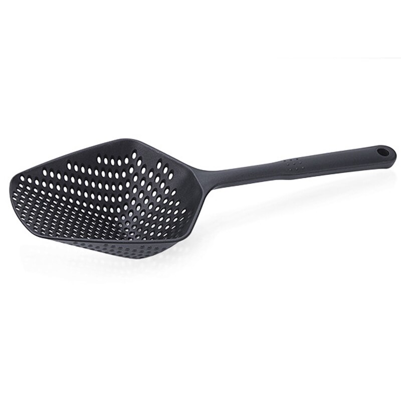 Kitchen Gadgets PP Material Plastic Filter Spoon Shovel Fried Chicken Ice Pasta Large Colander Vegetable Cooking Leaking Tools Kitchen Accessories