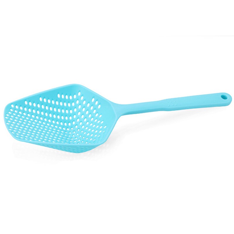 Kitchen Gadgets PP Material Plastic Filter Spoon Shovel Fried Chicken Ice Pasta Large Colander Vegetable Cooking Leaking Tools Kitchen Accessories
