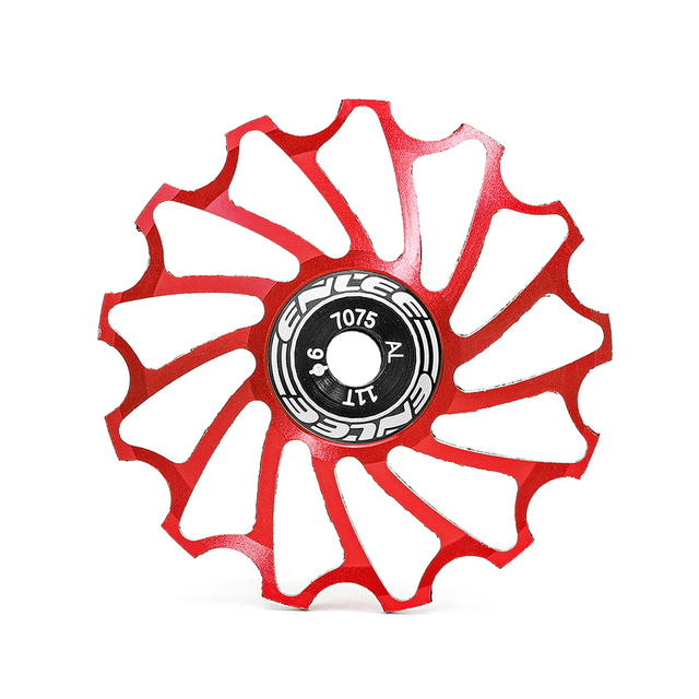 11T Road Bike Rear Derailleurs Ceramic Bearing Aluminum Alloy MTB Bicycle Rear Derailleur Pulley Guide Wheel Cycling A