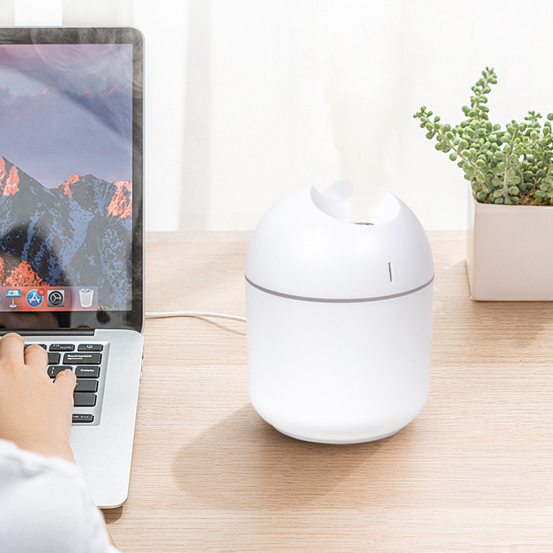 Electric Air Purifier Mini Ultrasonic Humidifier LED Lamp USB Essential Oil Diffuser Car Home Purifier Aroma Anion Mist Maker