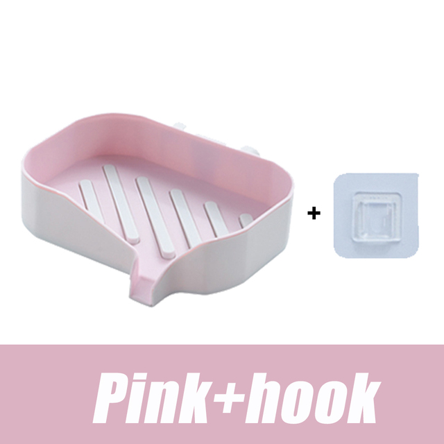 Double Layer Soap Holder Wall-mounted Bathroom Drain Soaps Dishes Boxes Toiletries Organizer Storage Household Sponge Dispenser