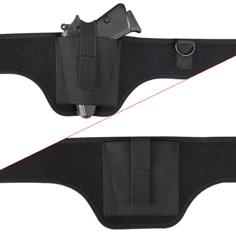 Right Left Hand Gun Holster Tactical Concealed Pistol Handgun Shoulder Pack Glock 17 19 Airsoft Hunting Holster Waist Belt Pouch