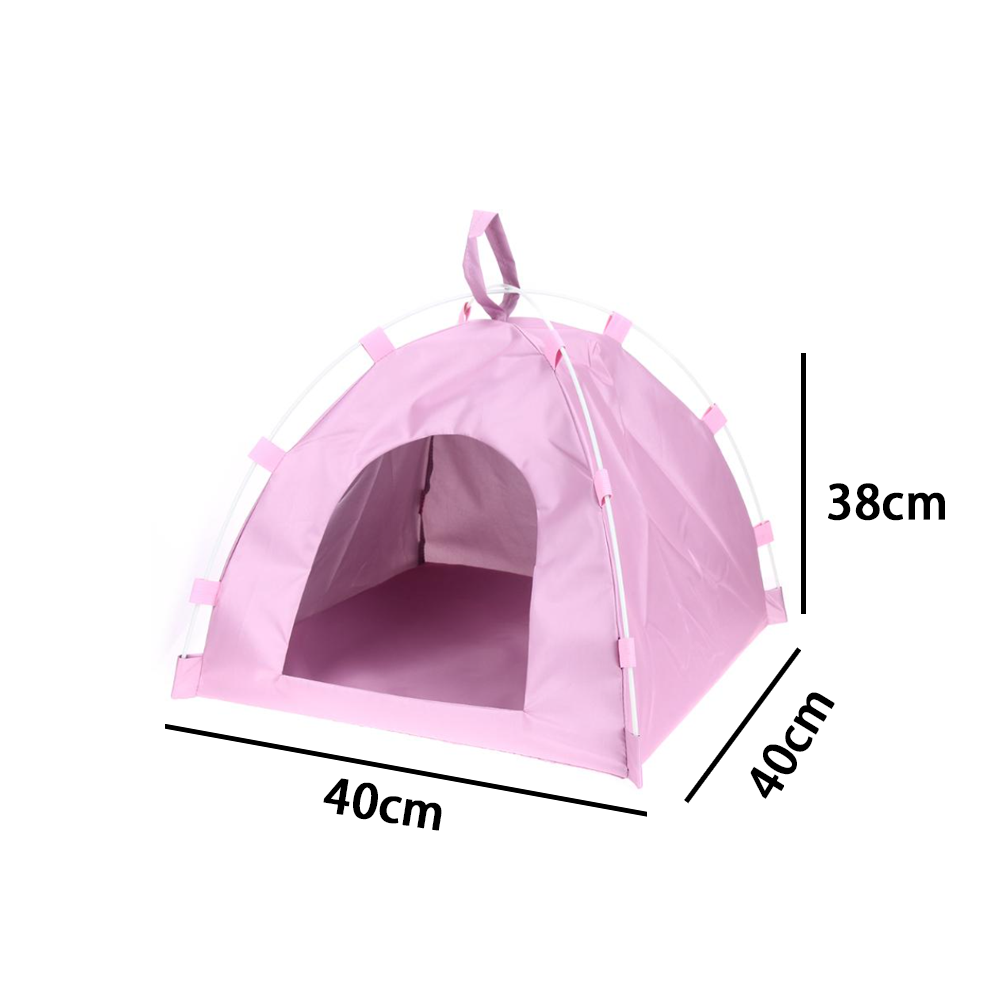 Foldable Cute Pet Dogs Tent Portable Outdoor Indoor Tent for Kitten Cat Small Dog Puppy Kennel Room Cats Nest House Dog Kennel