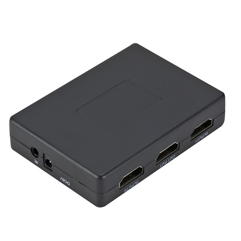 Hdmi 5-port switch HDMI-Compatible Splitter 5 In 1 Out Switcher 5 Port Hub Box Auto Switch 5x1 1080p HD 1.4 with Remote Control for HDTV XBOX  PS3