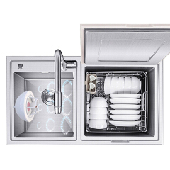 Portable USB Mini Ultrasonic Dishwasher Automatic Dish Washing Machine Cleaner Multifunctional Fruit Cleaning Household Washer