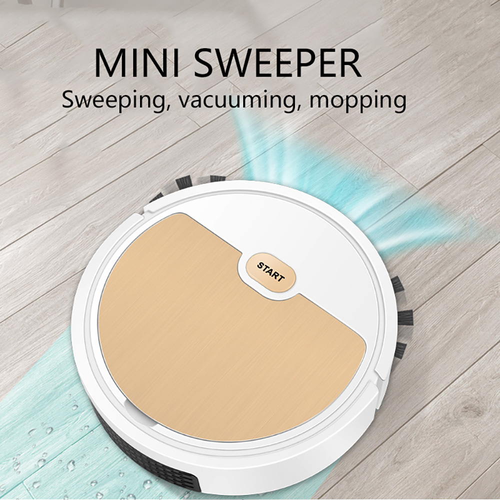 2022 Smart Sweeping Robot USB Charging Mini Cleaning Machine, Sweeping, Suction and Mopping Three in One