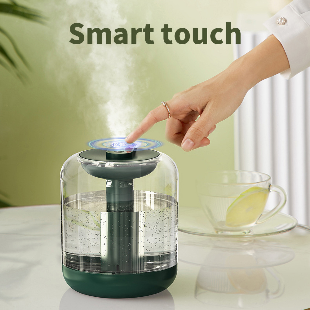 2022 1000ML Flower and Fruit Humidifier USB Rechargeable with 7 kinds of night light lamp to add flowers and fruits
