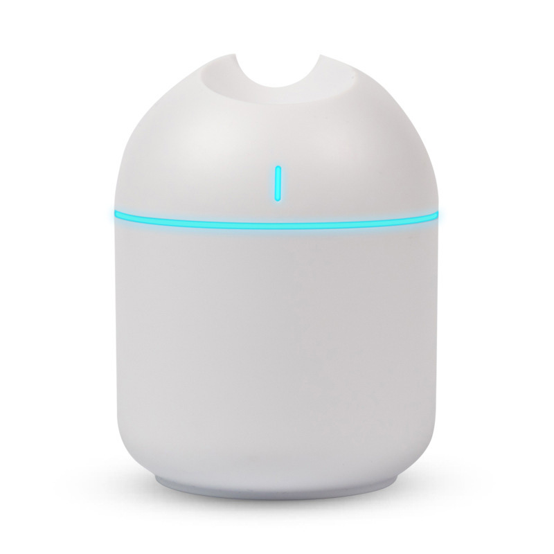 Portable Humidifier 250Ml Essential Oil Diffuser USB Auto Off with LED Light for Home Car Mist Maker Face Steamer