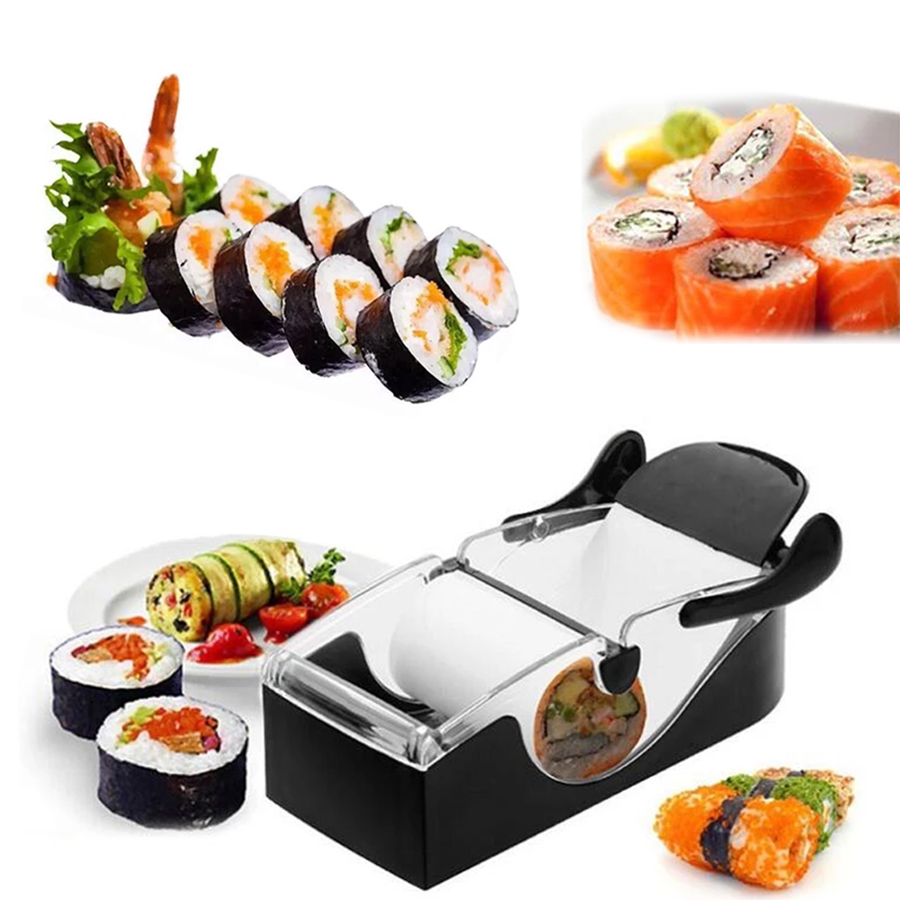 DIY Magic Rice Mold Sushi Maker Roller Machine Japanese Bento Vegetable Meat Sushi Rolling Tool Kitchen Gadgets Accessories New