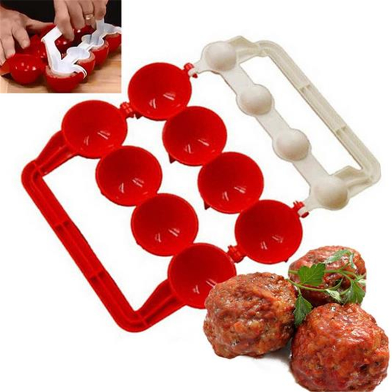 1PC New Meatball Mold Making Fish Ball Christmas Kitchen Self Stuffing Food Cooking Ball Machine Kitchen Tools Accessories