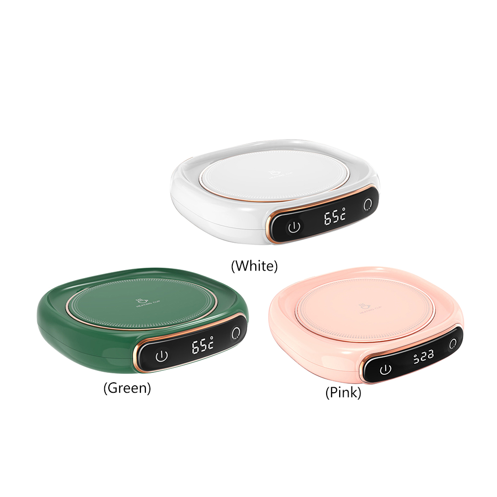 Portable Mug Heating Coaster Energy Saving Smart Heating Mug Mat Safety Lightweight Practical Gadgets for Home Office Supplies
