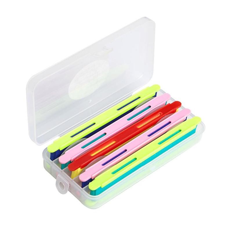Double-sided Fishing Line Wire Winding Board Fishing Line Plate With Box Lightweight Sponge Material Fishing Tools 5 Pcs
