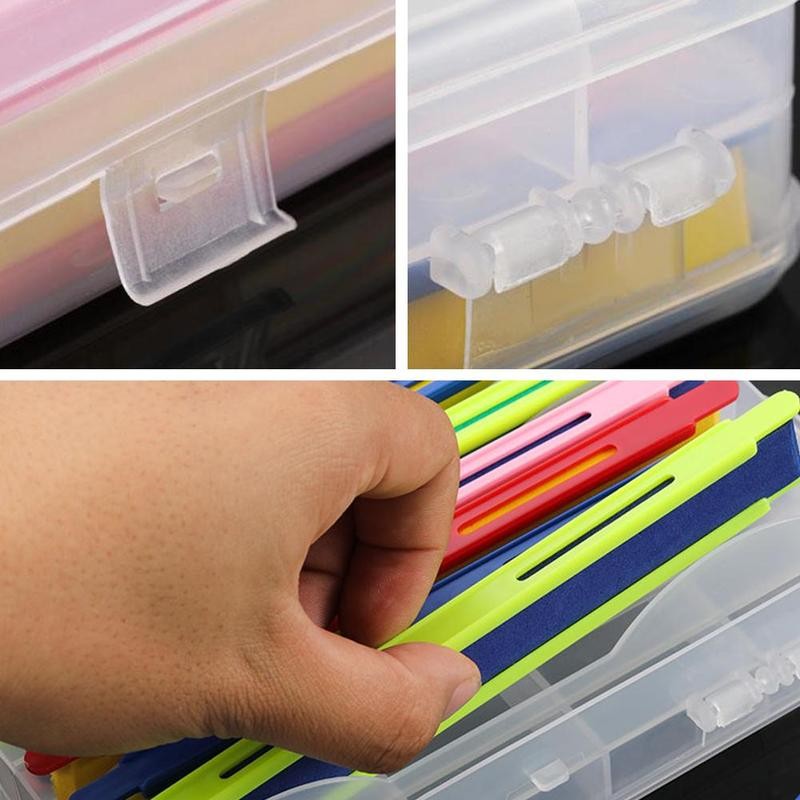 Double-sided Fishing Line Wire Winding Board Fishing Line Plate With Box Lightweight Sponge Material Fishing Tools 5 Pcs