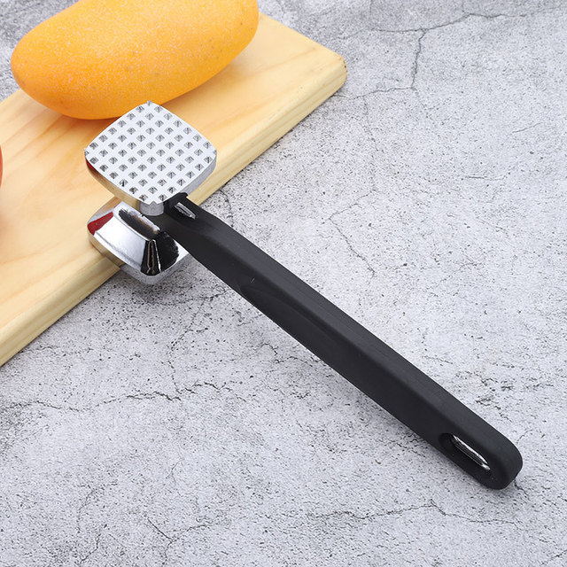 1Pcs Kitchen Gadgets Multifunction Meat Hammer Two Sides Loose Tenderizers Portable Steak Pork Tools Zinc Alloy