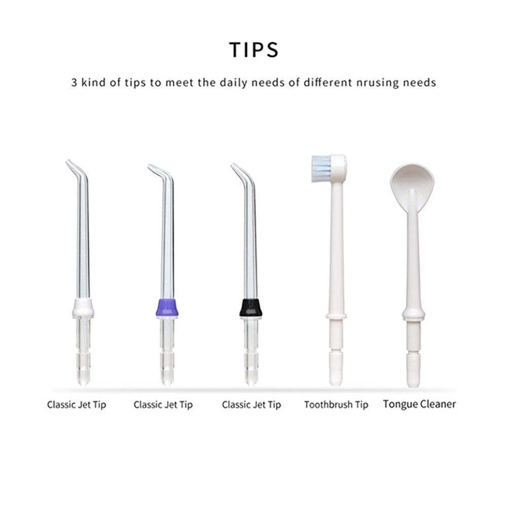 800ML Teeth Cleaner Water Flosser Dental Oral Irrigator Home Use Irrigation Nozzles Household Tooth Pick Water Pick Jet
