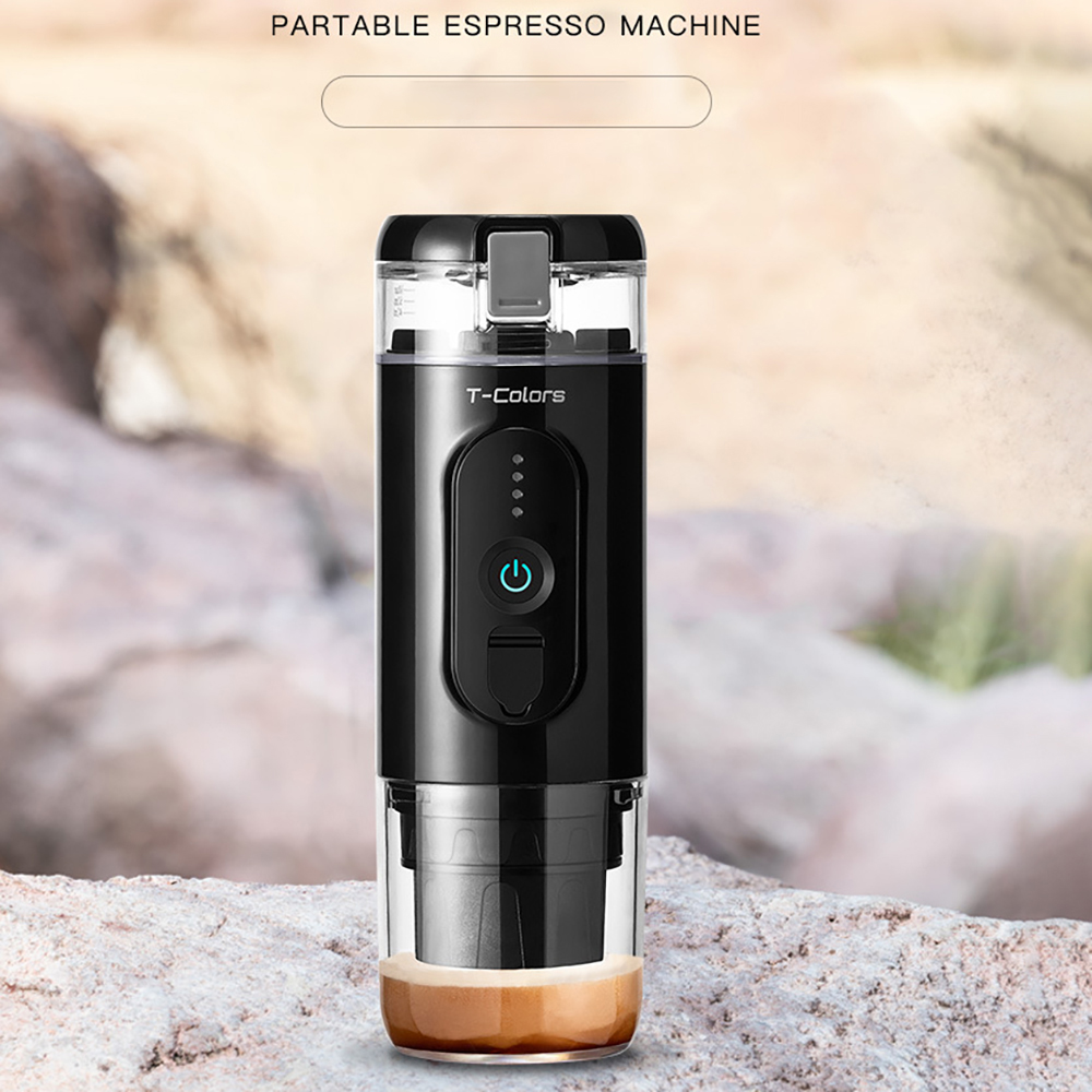 Electric Espresso Machine Upgrade Version Pressure Extra Small Wireless Heating Coffee Maker Portable Outdoor Travel Car Home