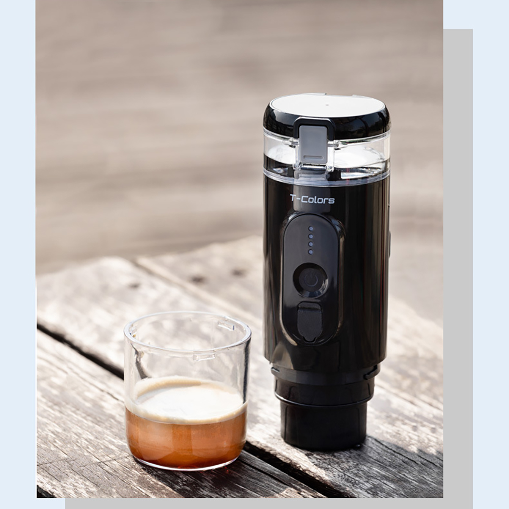 Electric Espresso Machine Upgrade Version Pressure Extra Small Wireless Heating Coffee Maker Portable Outdoor Travel Car Home