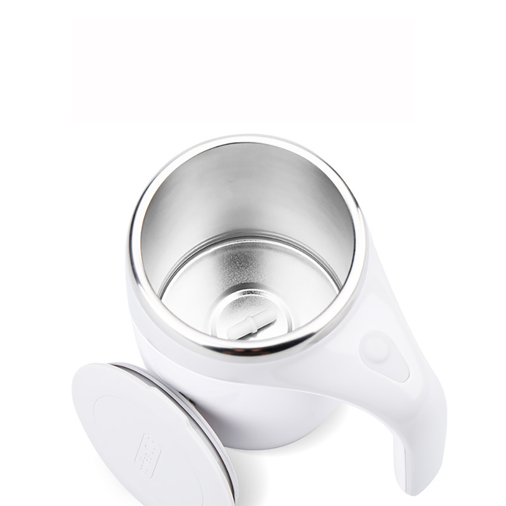 380ml Coffee Stirring Cup Auto Cup Magnetic Rotating Electric Milk Cup Mark Cup 304 Stainless Steel Self Stirring Mixing Cup