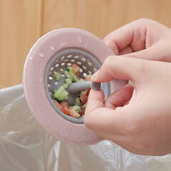 Portable Silicone Sink Strainer Waste Plug Sink Filter Waste Collector Kitchen Bathroom Accessories Colanders Strainers