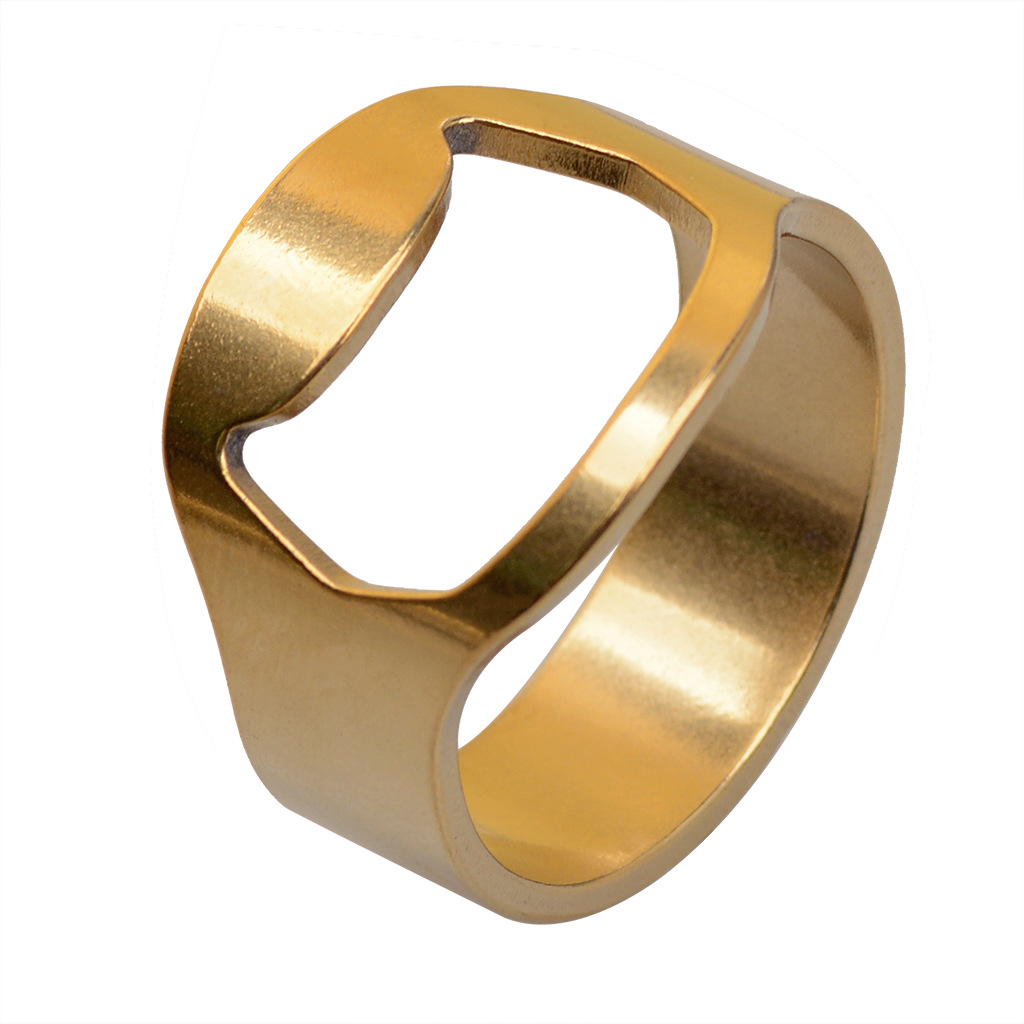 Multi Function Colorful Finger Ring-Shape Opener Can Wine Beer Lid  Bottle Opener Stainless Steel Can Beer Kitchen Accessories
