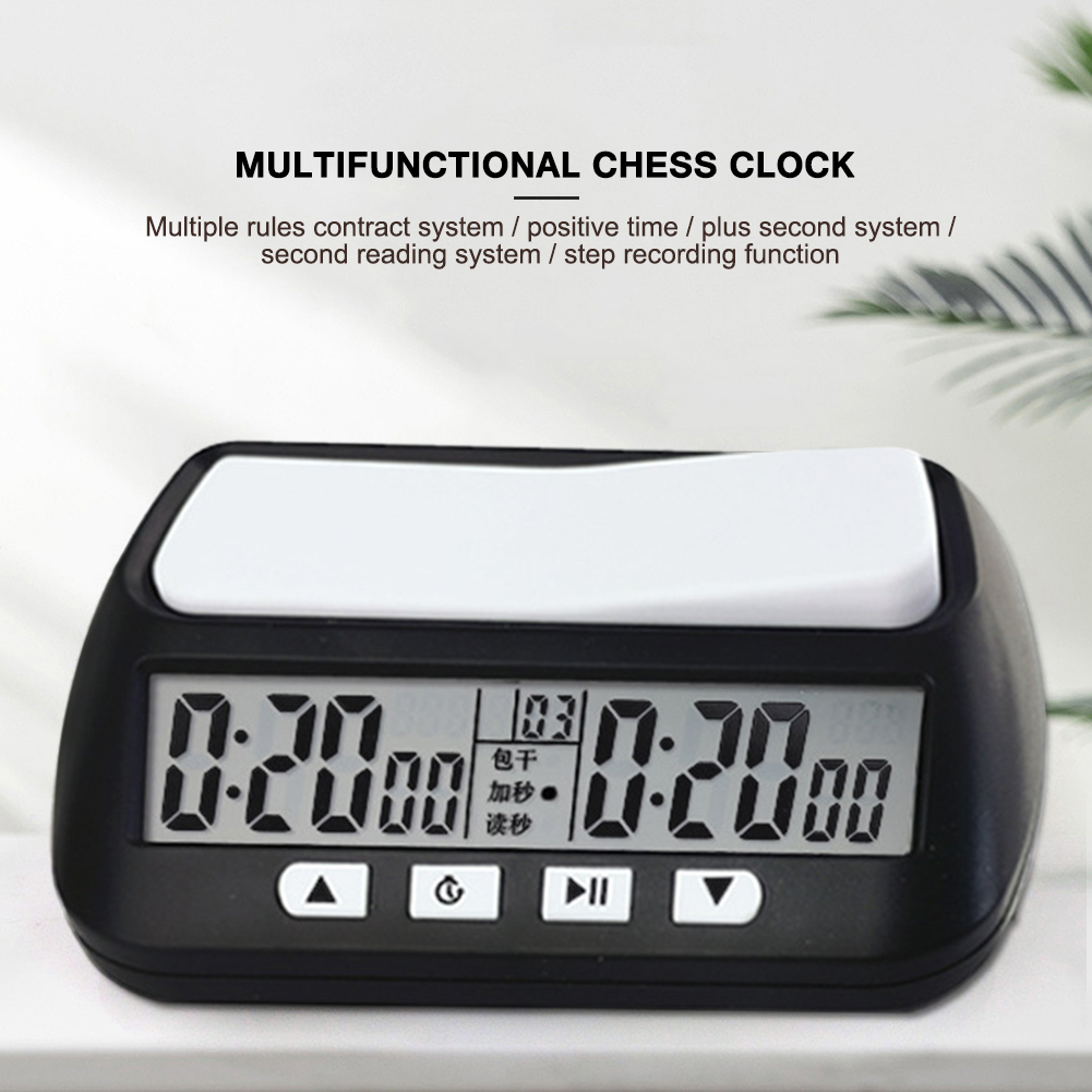 Professional Chess Clock Digital Watch Count Up Down Timer Board Game Stopwatch Digital Count Down Up Chess Game Stopwatch