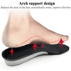 Best Premium Orthotic Gel Insoles Orthopedic Flat Foot Health Sole Pad For Shoes Insert Arch Support Pad For Plantar fasciitis