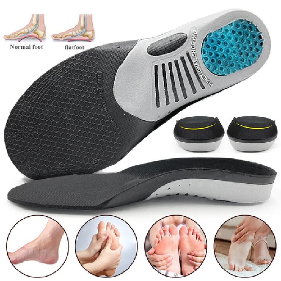 Best Premium Orthotic Gel Insoles Orthopedic Flat Foot Health Sole Pad For Shoes Insert Arch Support Pad For Plantar fasciitis
